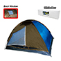 Bobcat 8-Person Monodome Tent with Box Blue/Brown