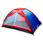 Bobcat 6-Person Monodome Tent with Box Blue/Red