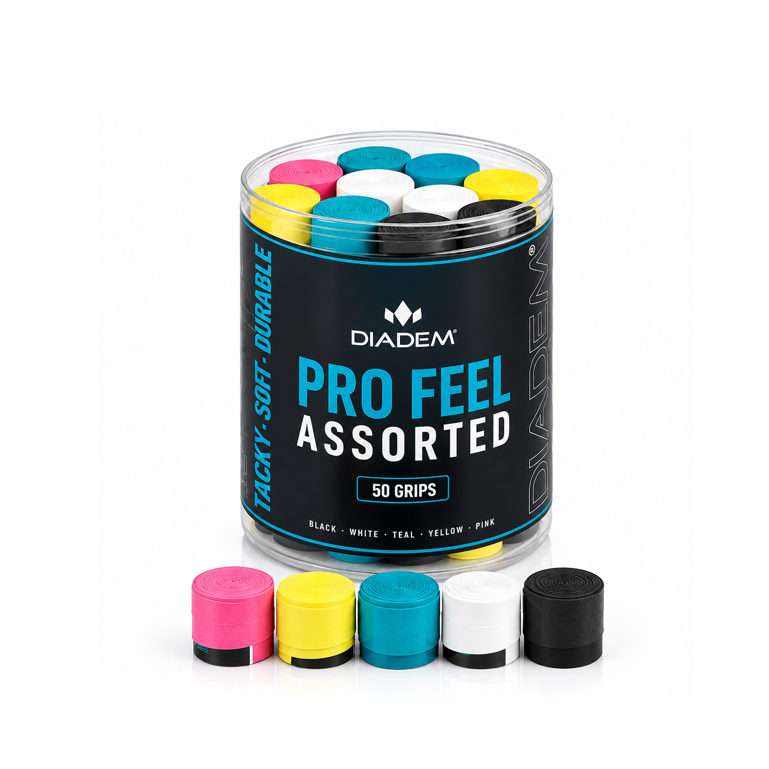 Diadem Pro Feel Grip  50 pcs Bucket Assorted