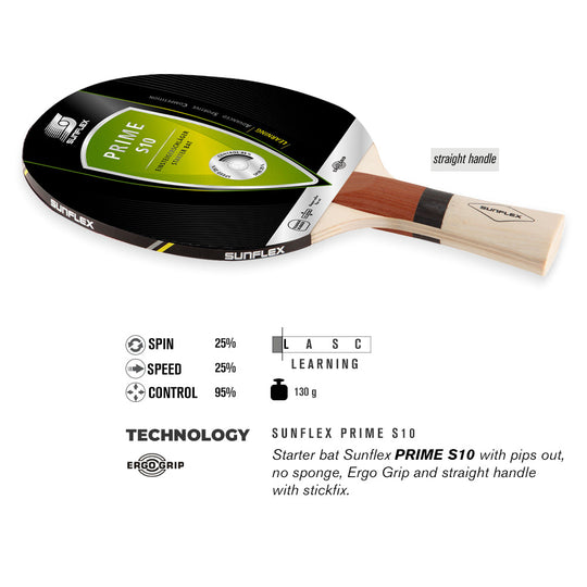 Sunflex Prime S10 Table Tennis Bat