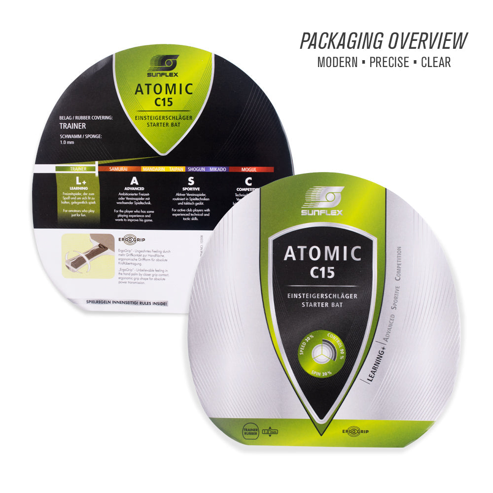 Sunflex Atomic C15 Table Tennis Bat