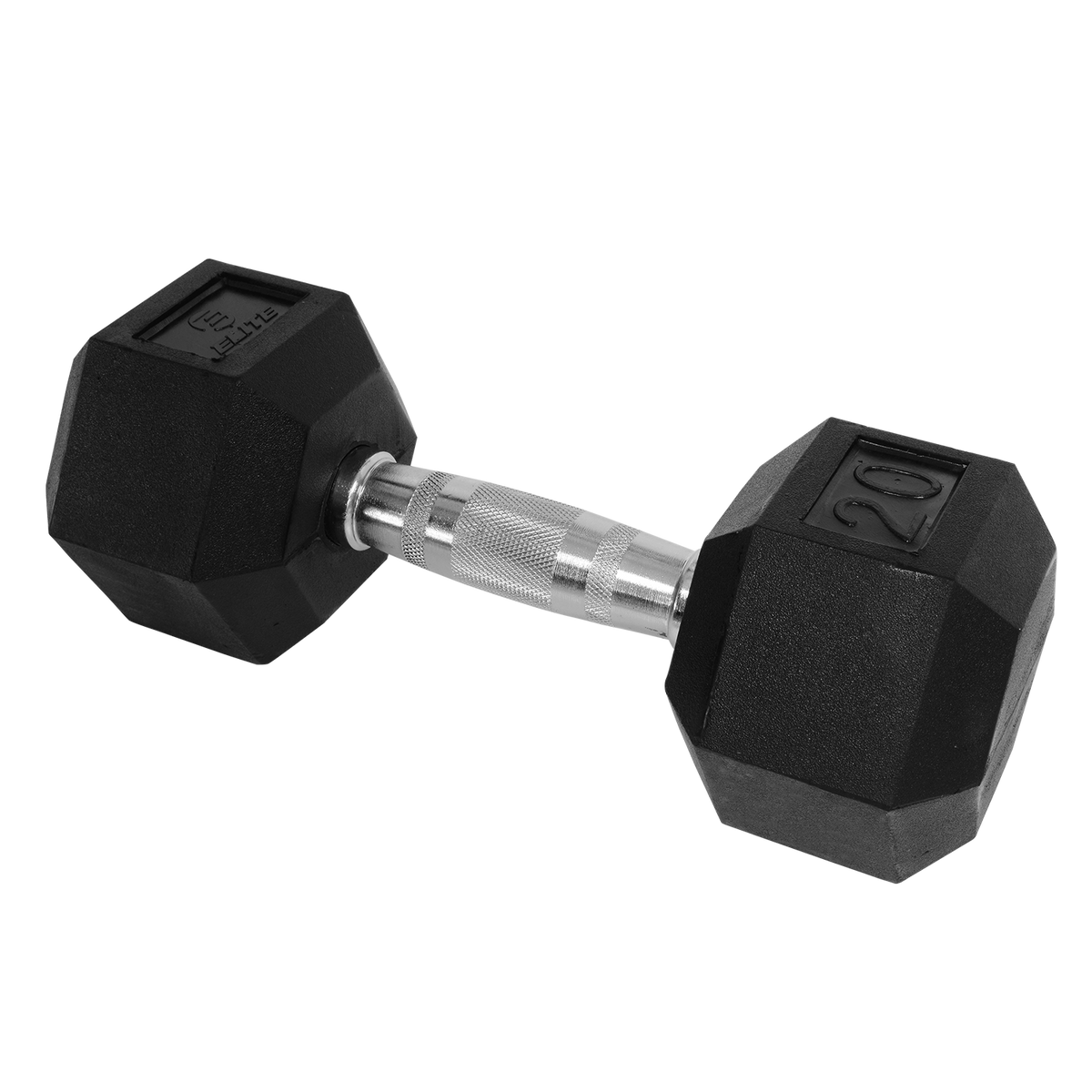 Elite Rubber Hex Dumbell 1pc