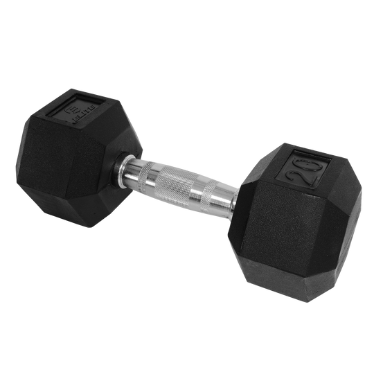 Elite Rubber Hex Dumbell 1pc