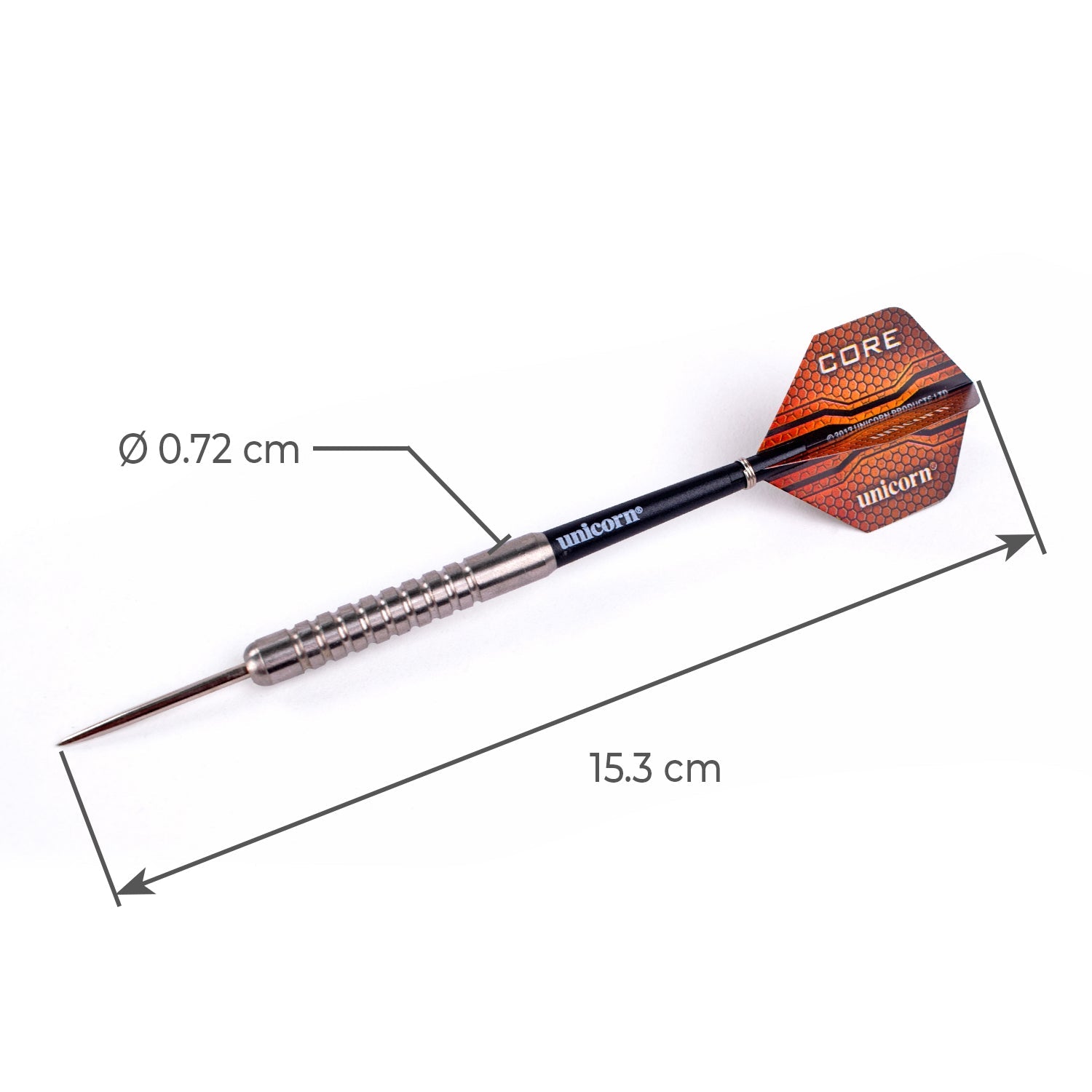 Unicorn Striker 80% Tungsten 9 Rings Darts