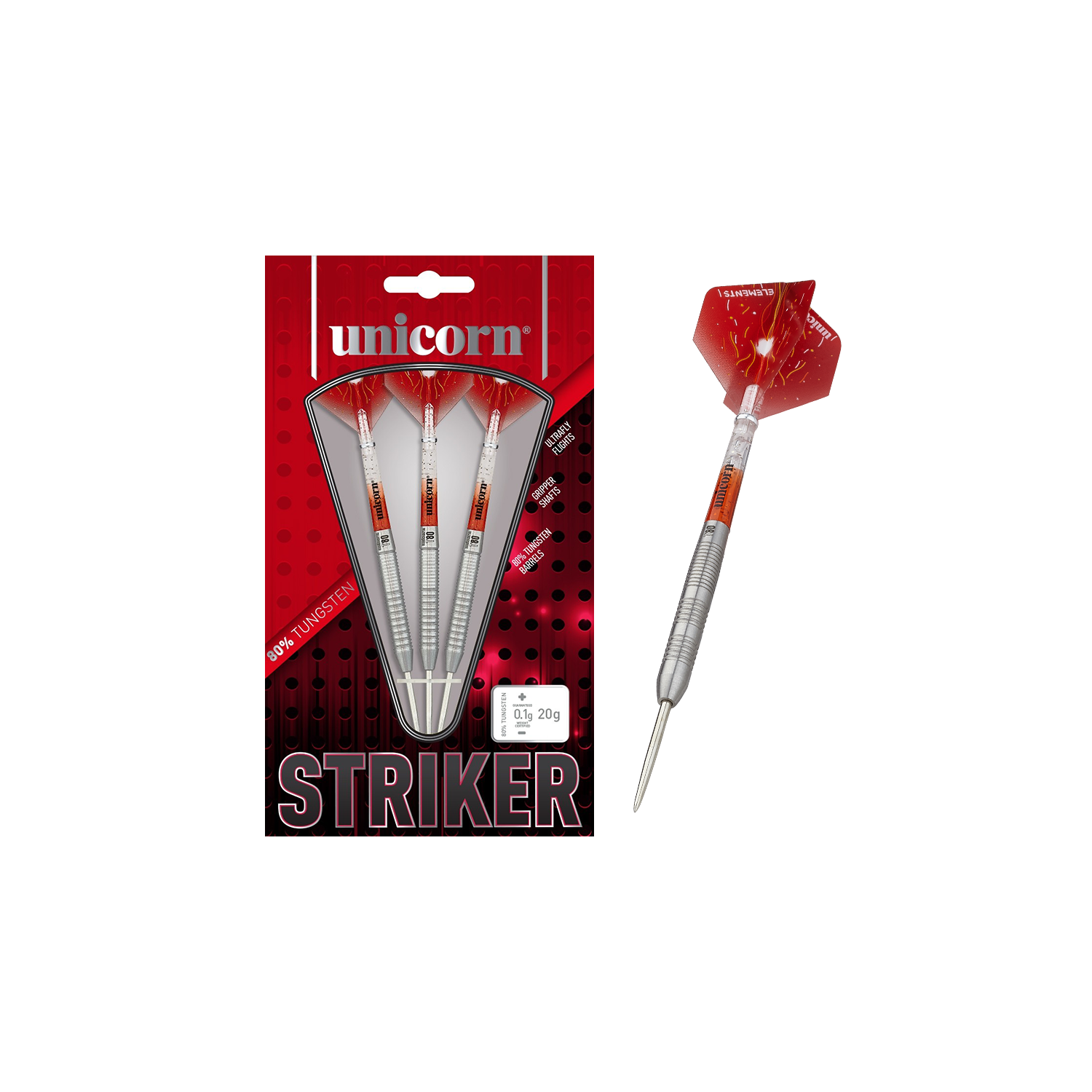 Unicorn Striker Type - 3 80% Tungsten  Darts