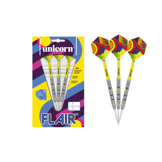 Unicorn Flair 2 80% Tungsten 21g Dart Set