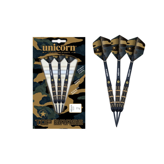 Unicorn Top Brass 3 Dart Set