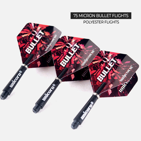 Unicorn Bullet Darts - Steel Tip Stainless Steel