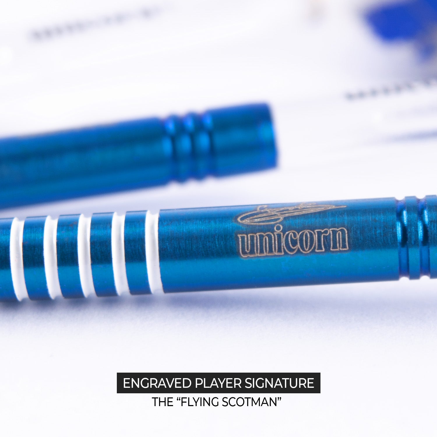 Unicorn Gary Anderson Blue Silverstar Dart Set