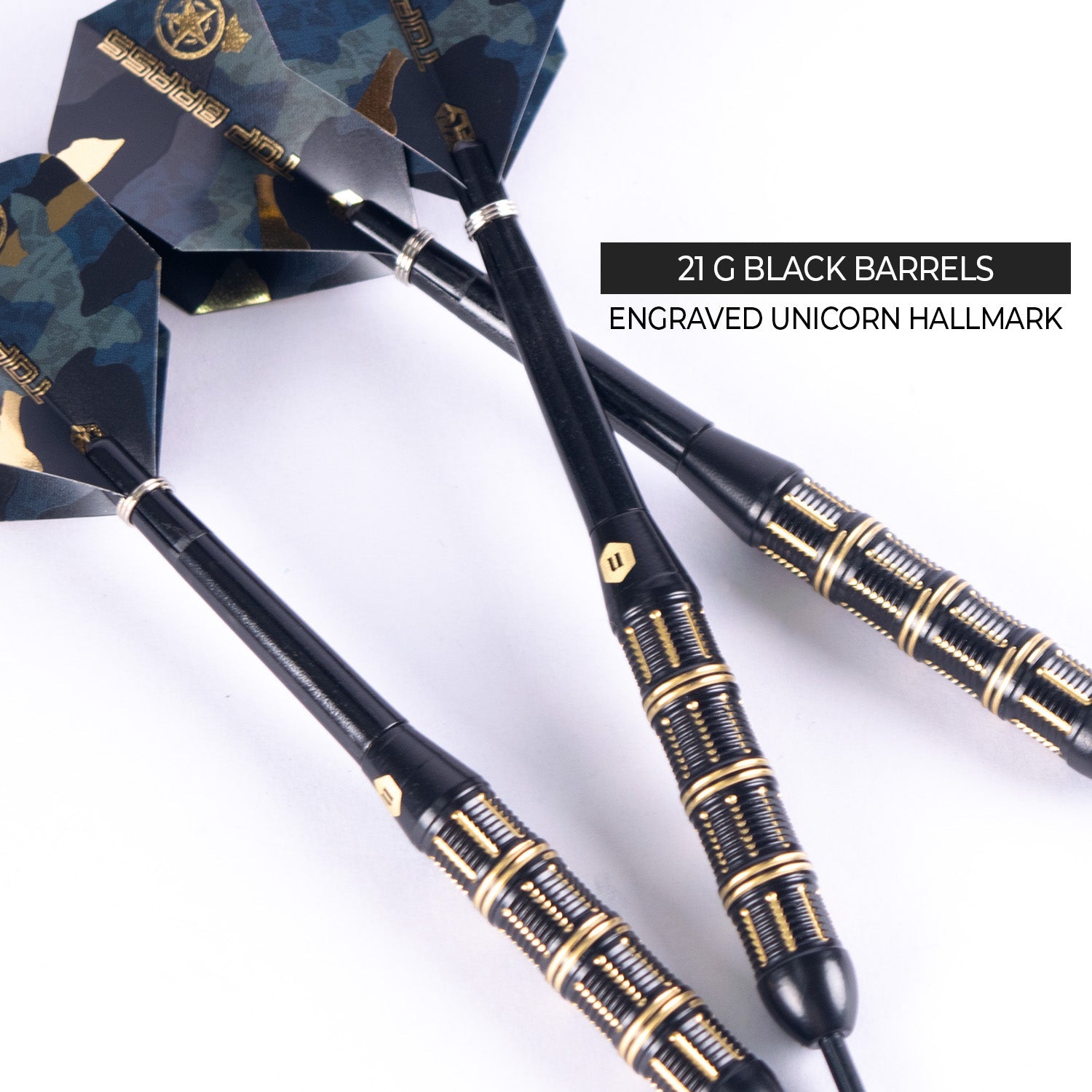Unicorn Top Brass 3 Dart Set