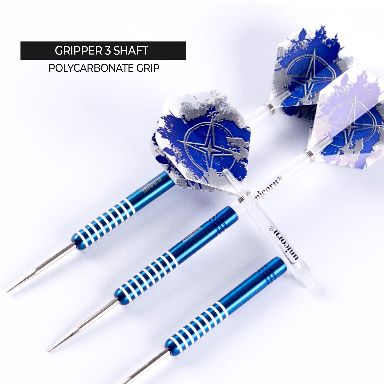 Unicorn Gary Anderson Blue Silverstar Dart Set