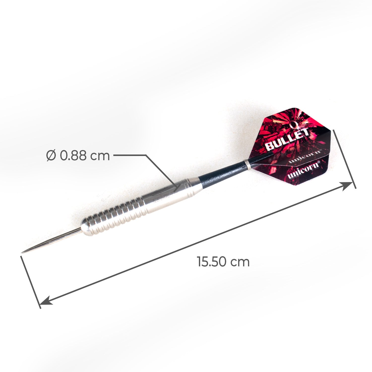 Unicorn Bullet Darts - Steel Tip Stainless Steel