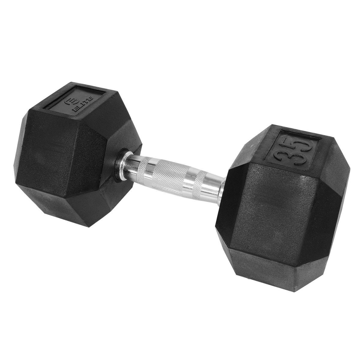 Elite Rubber Hex Dumbell 1pc