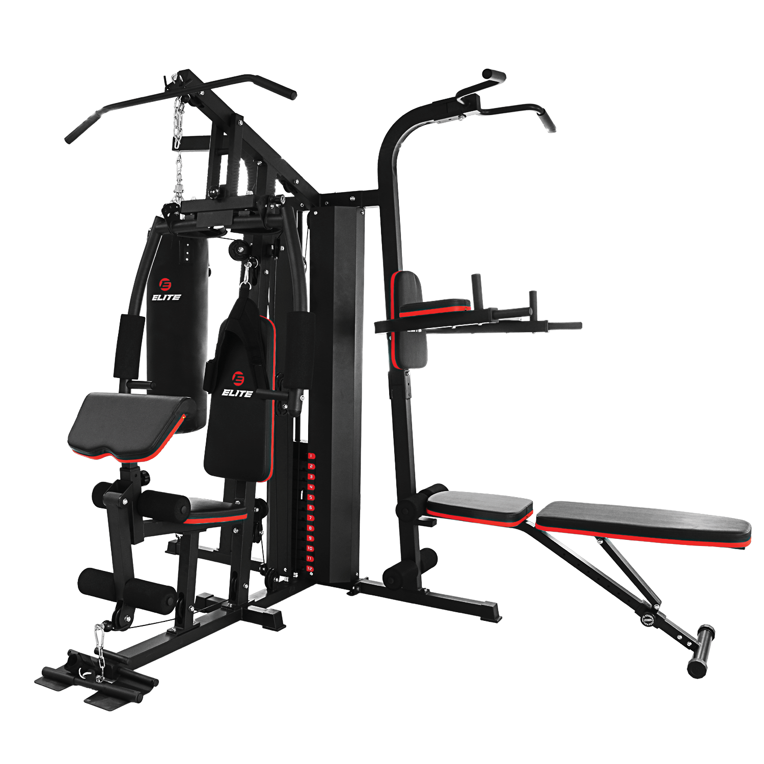 Elite Deluxe 3-Station Home Gym
