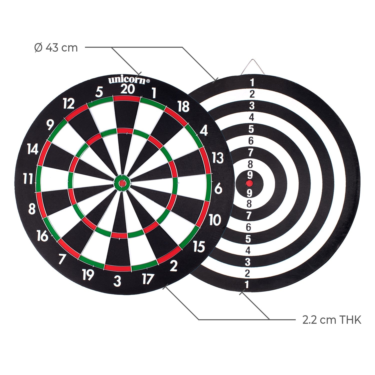 Unicorn XL Paper Dartboard