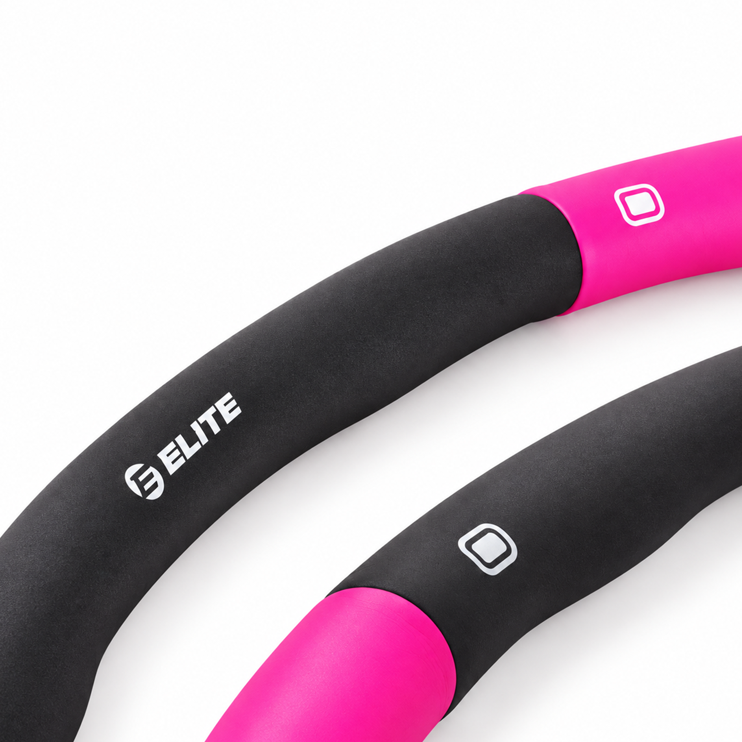 Elite Fitness Sports 5mm Foam Liner Pilates Hula Hoop with Weights