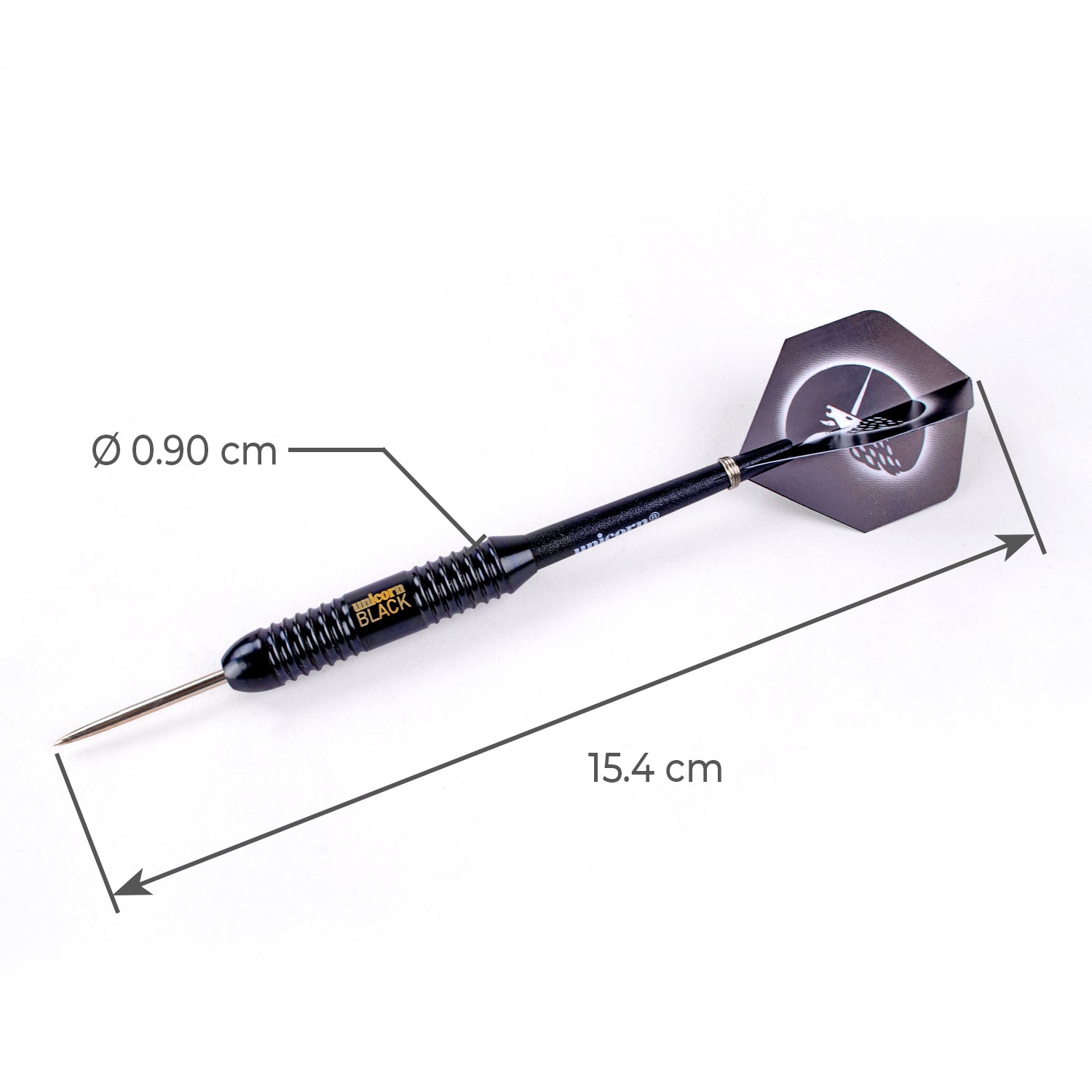 Unicorn Core Plus Win Black Brass Darts
