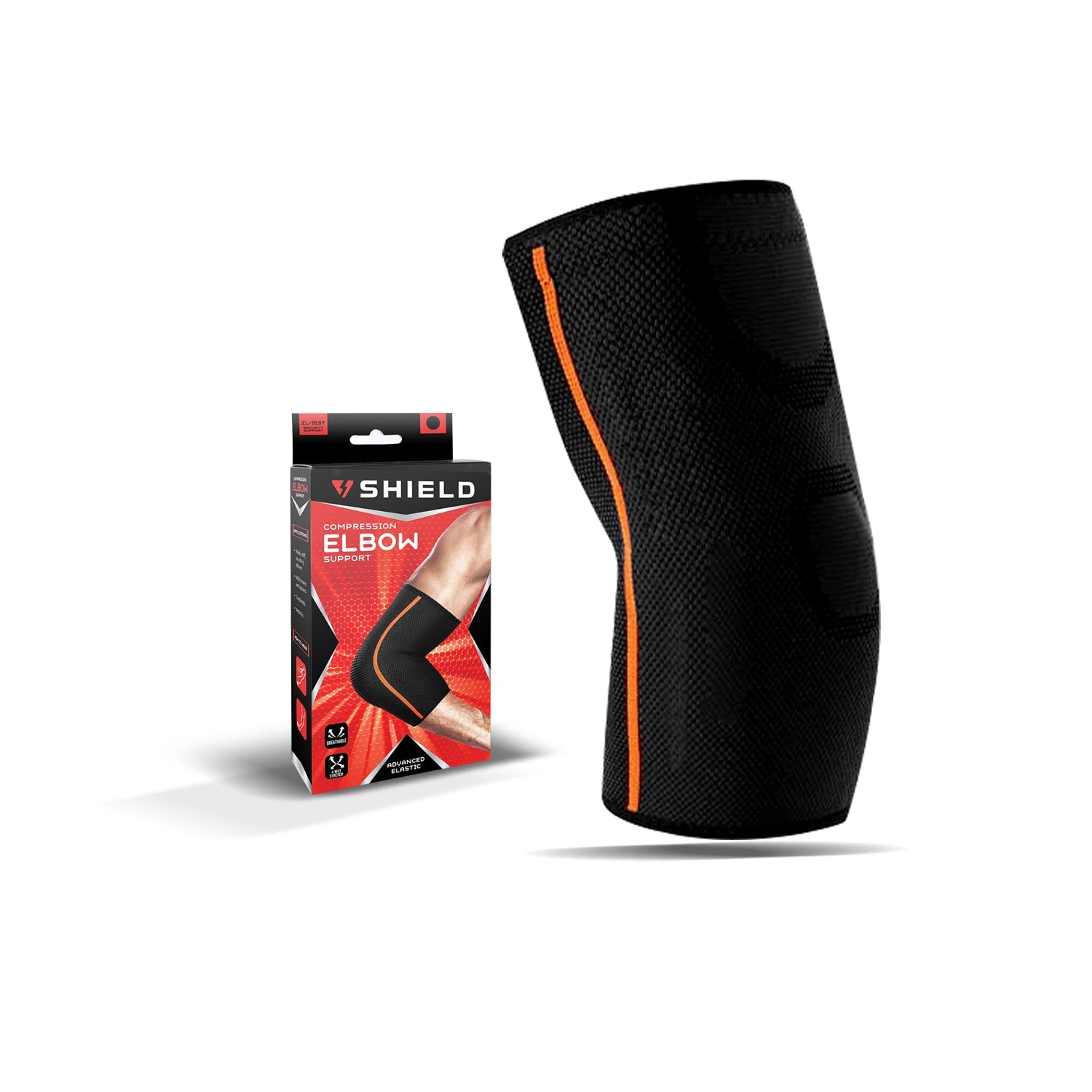 Shield ZL9137 Elastic Compression Elbow Support