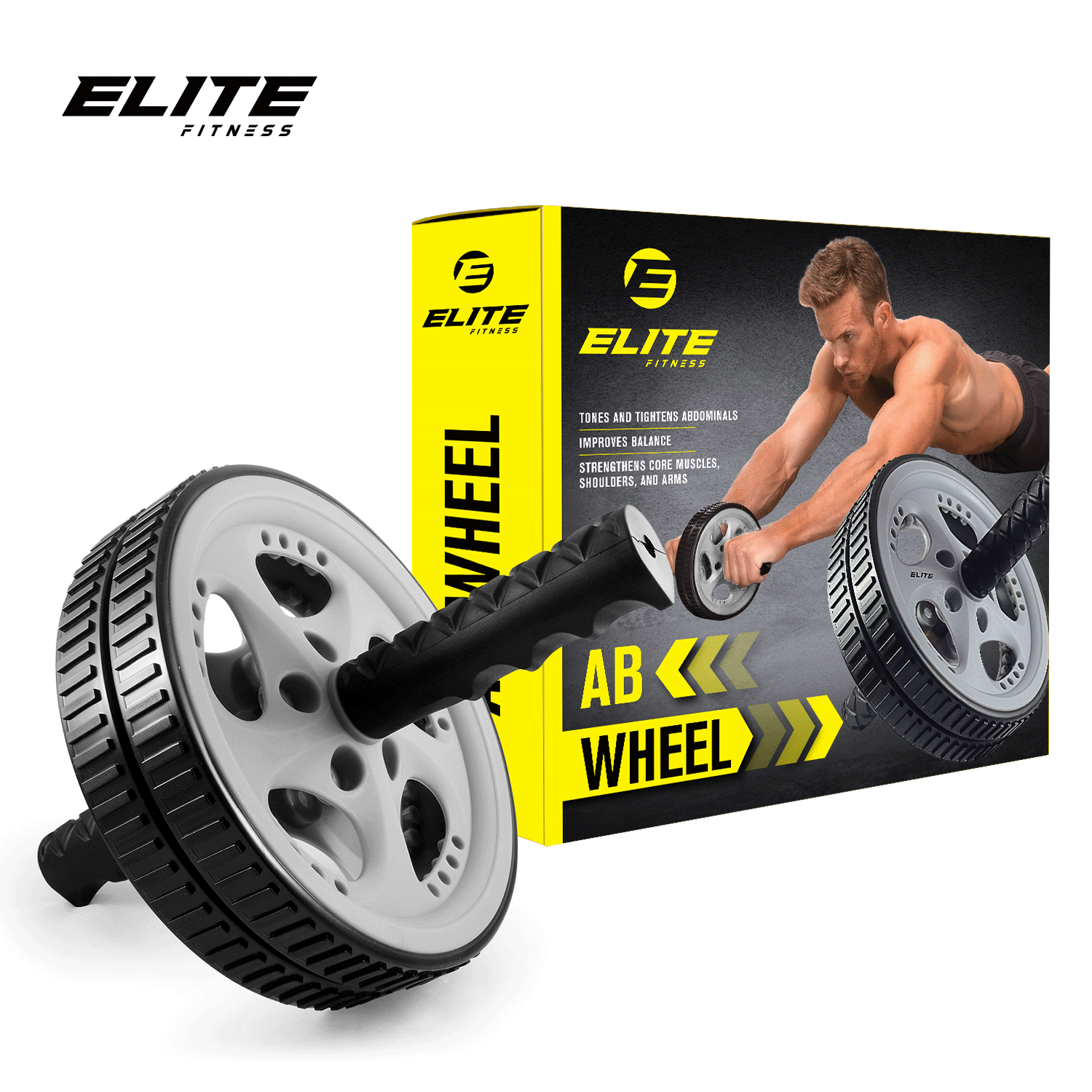 Elite Fitness Ab Wheel / Abdominal Roller