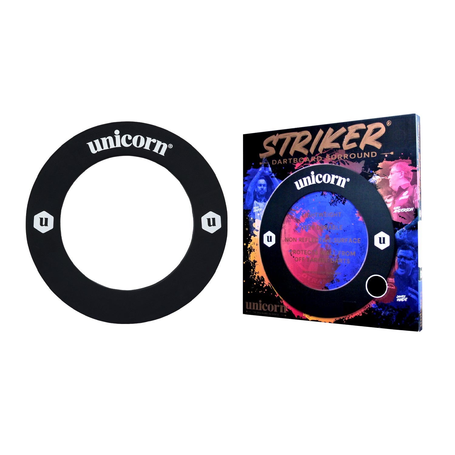 Unicorn SD Striker Dartboard Surround Black PDC/UPL