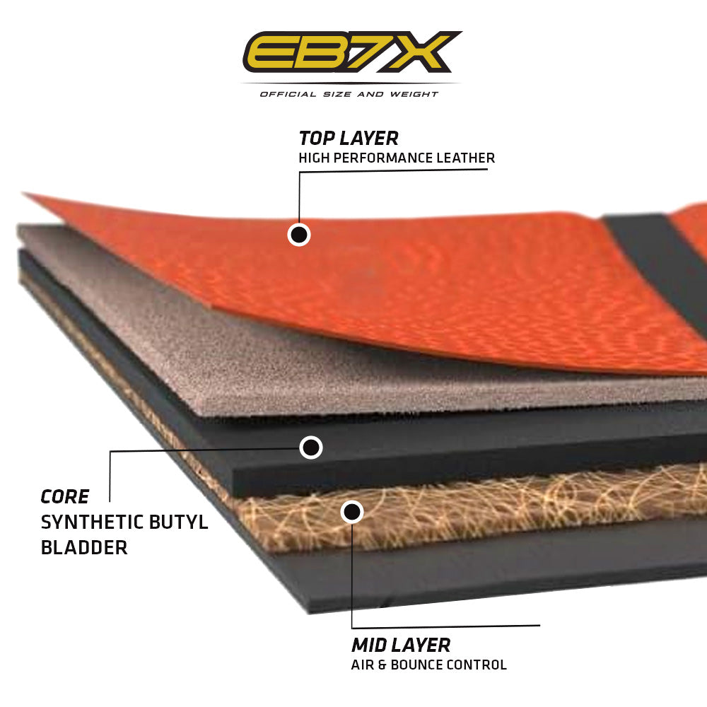 Elite EB7X 12 Panel Leather Basketball
