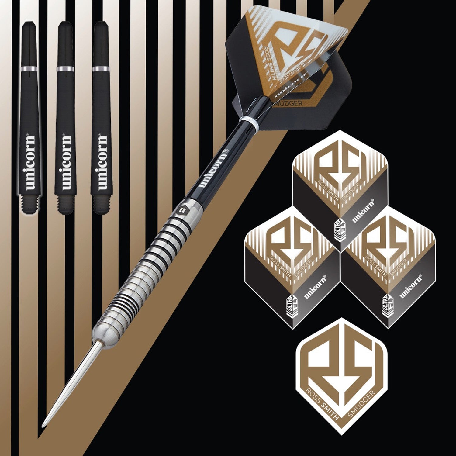 Unicorn Ross Smith Smudger 80% Tungsten Dart Set