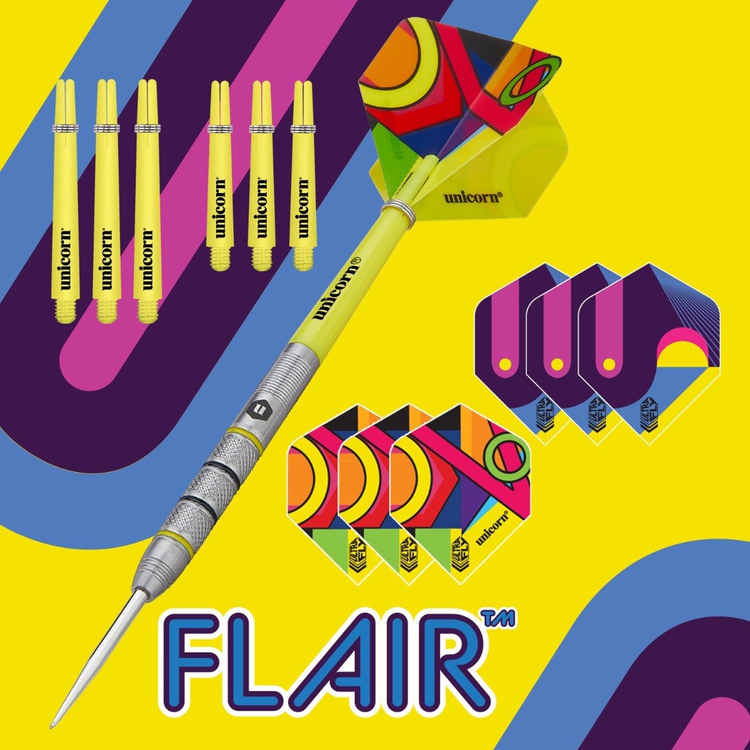 Unicorn Flair 2 80% Tungsten 21g Dart Set