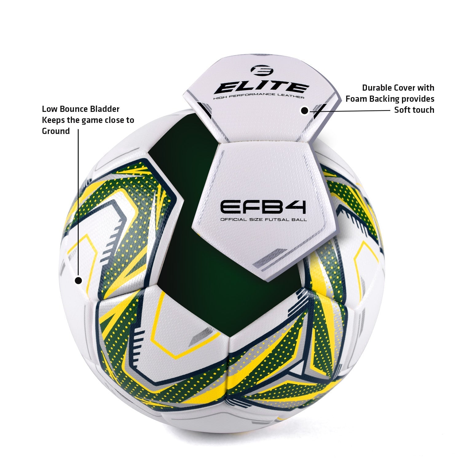 Elite Premium Leather Futsal Ball