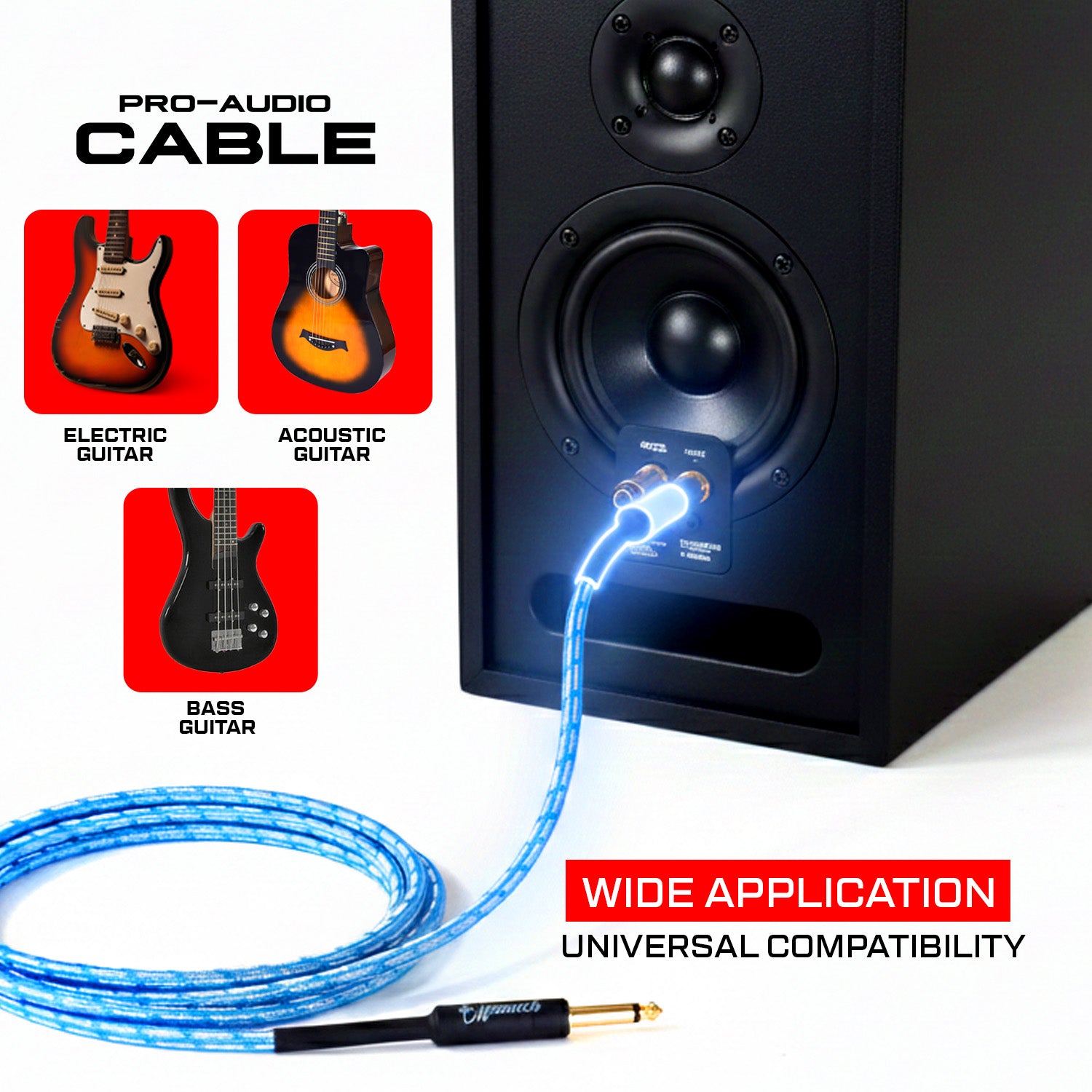 Monarch Pro-Audio Instrument Cable