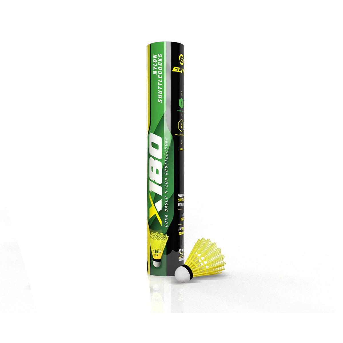 Elite x180 Nylon Badminton Shuttlecock