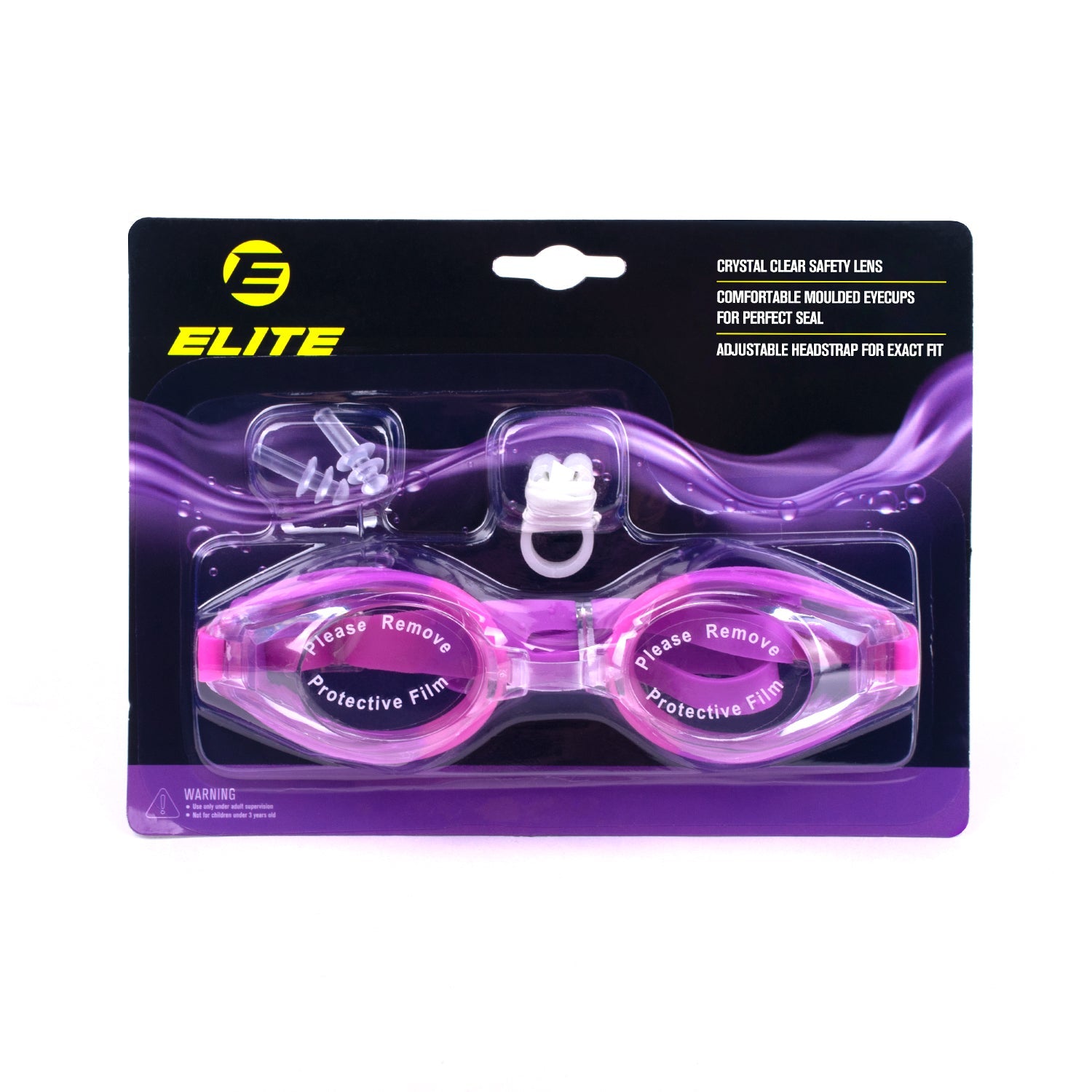 Elite Swimming Goggles Violet Pink BL826