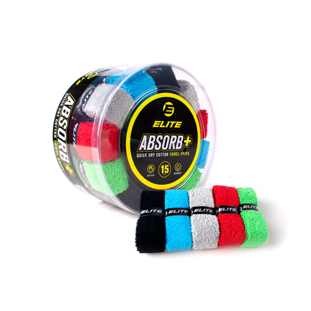 Elite Absorb+ Cotton Towel Grips  Assorted