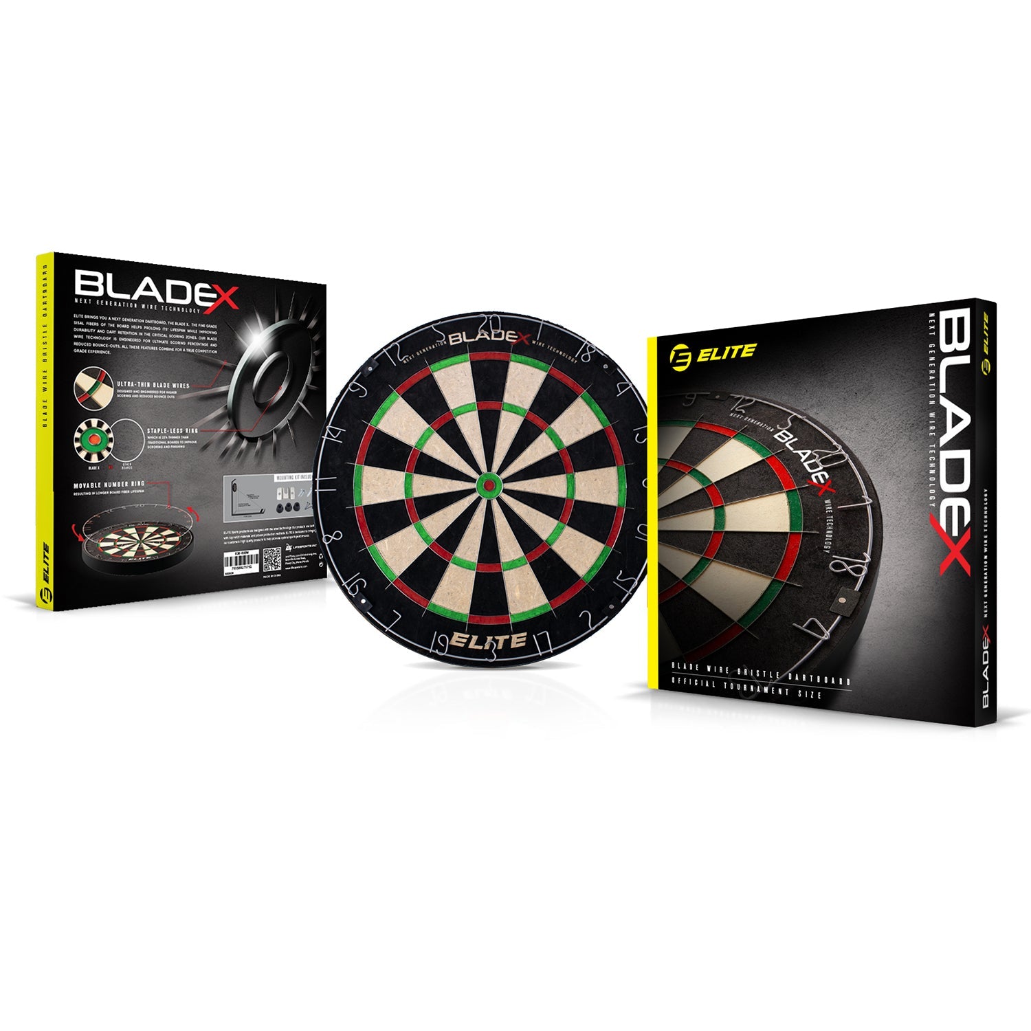 Elite Blade X Dartboard 18" Diameter