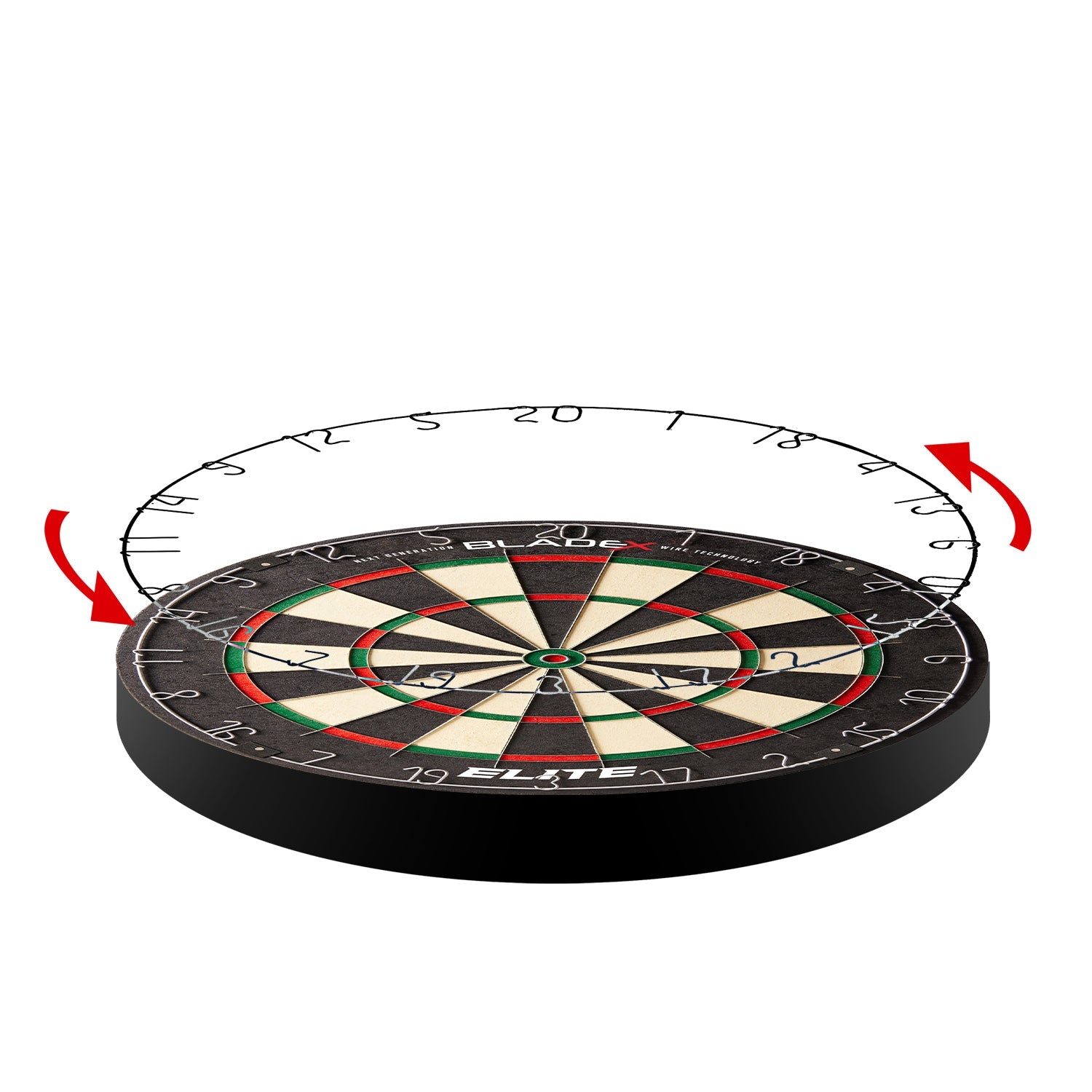 Elite Blade X Dartboard 18" Diameter