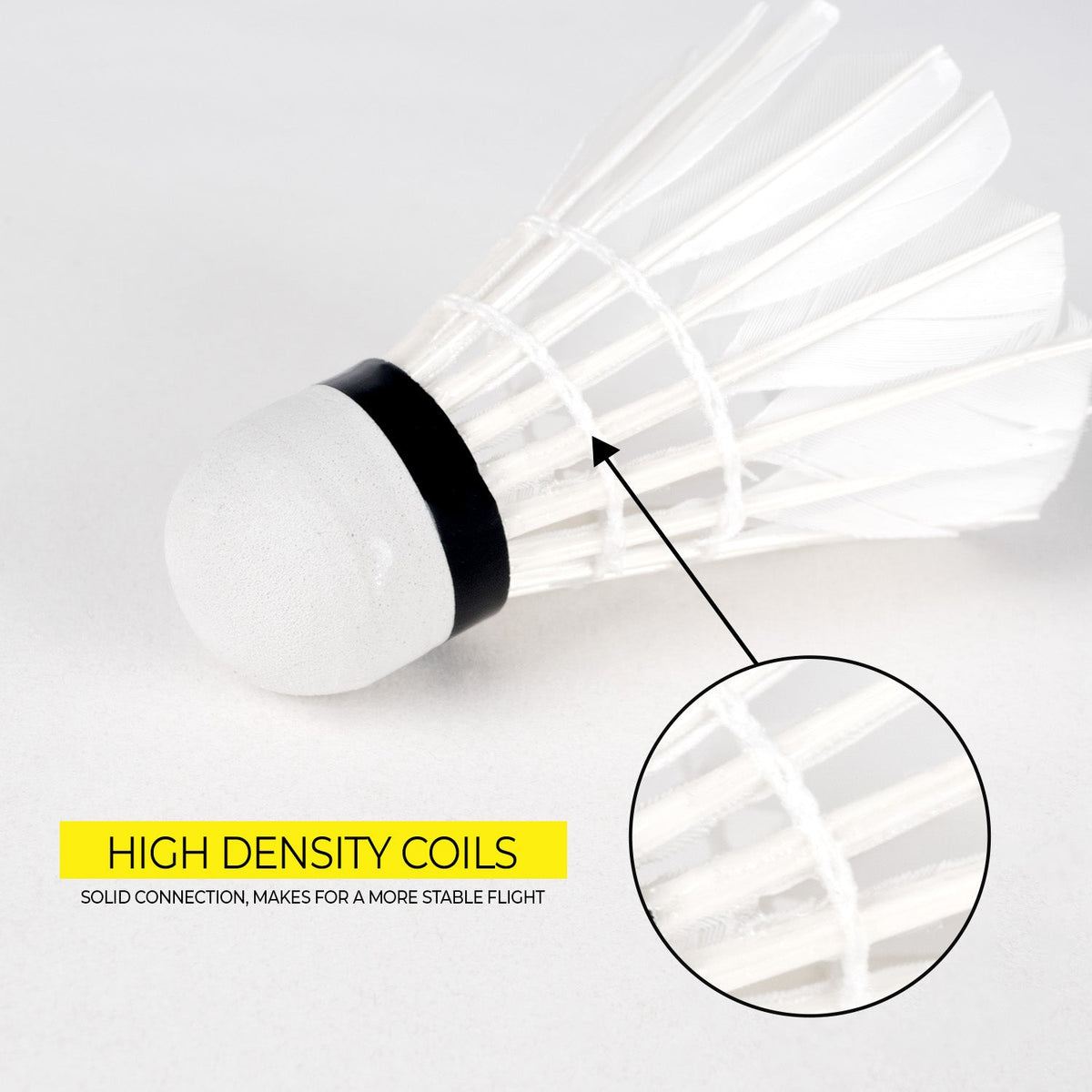 Elite x360 Feather Shuttlecock 6pcs