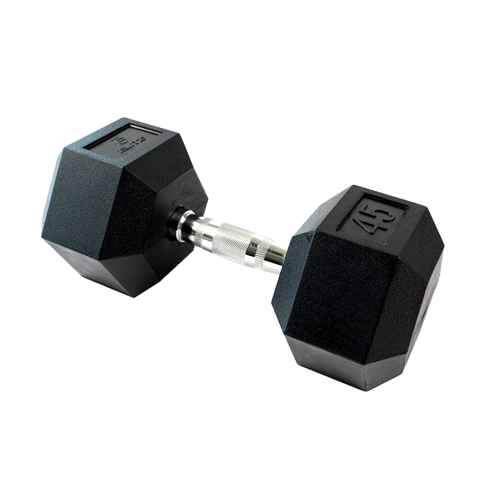 Elite Rubber Hex Dumbell 1pc
