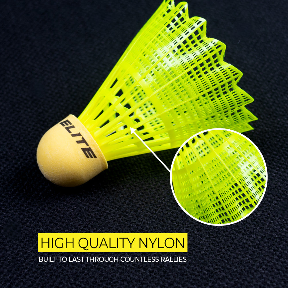 Elite x270 Tournament Synthetic Nylon Shuttlecocks