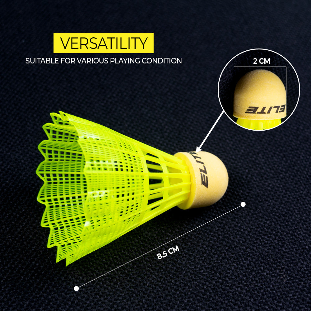 Elite x270 Tournament Synthetic Nylon Shuttlecocks