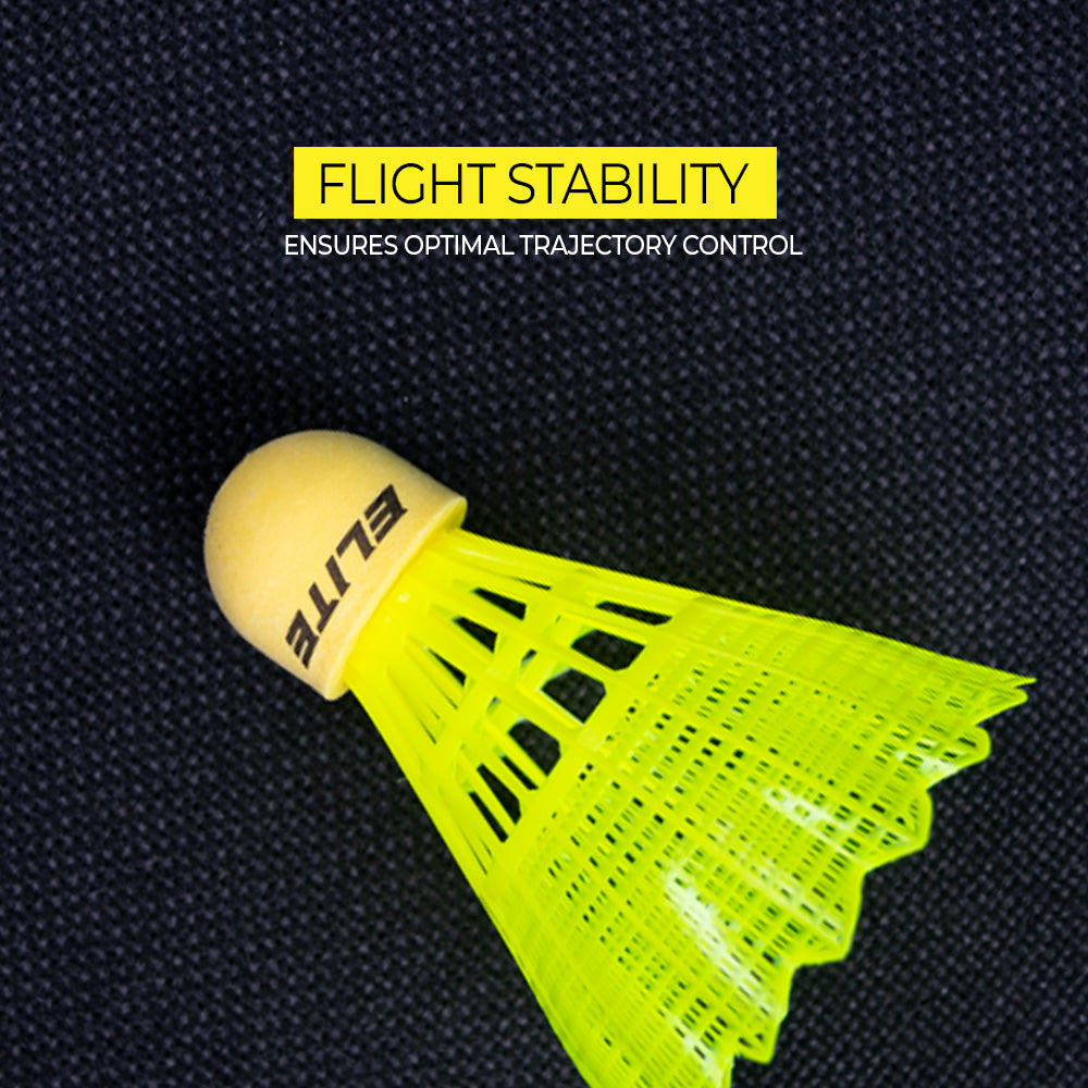 Elite x270 Tournament Synthetic Nylon Shuttlecocks