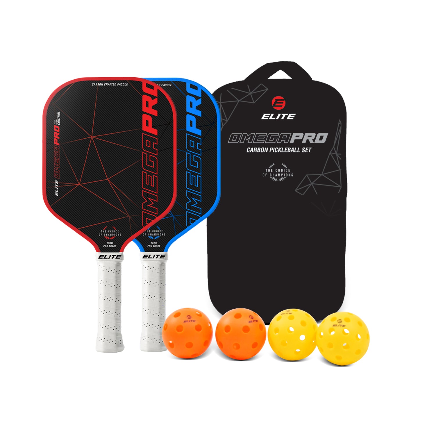Elite Omega Pro Pickleball Paddle Set