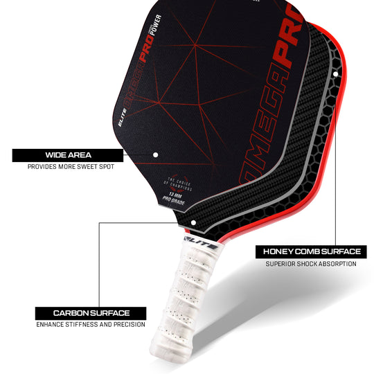 Elite Omega Pro Pickleball Paddle Set