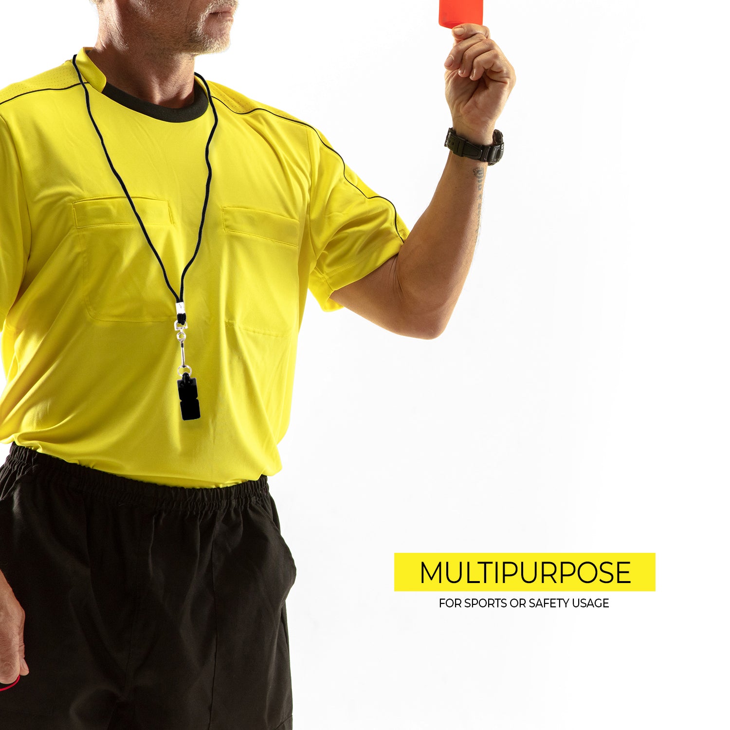 Elite Pro Whistle Pealess with Lanyard