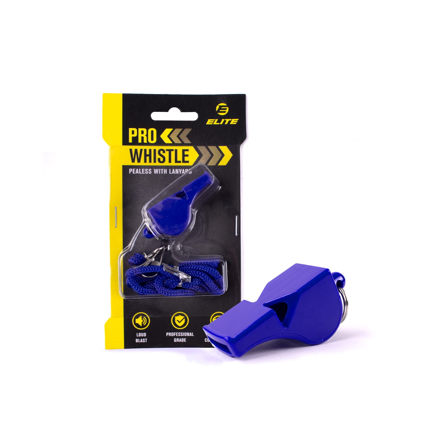 Elite Pro Whistle Pealess with Lanyard