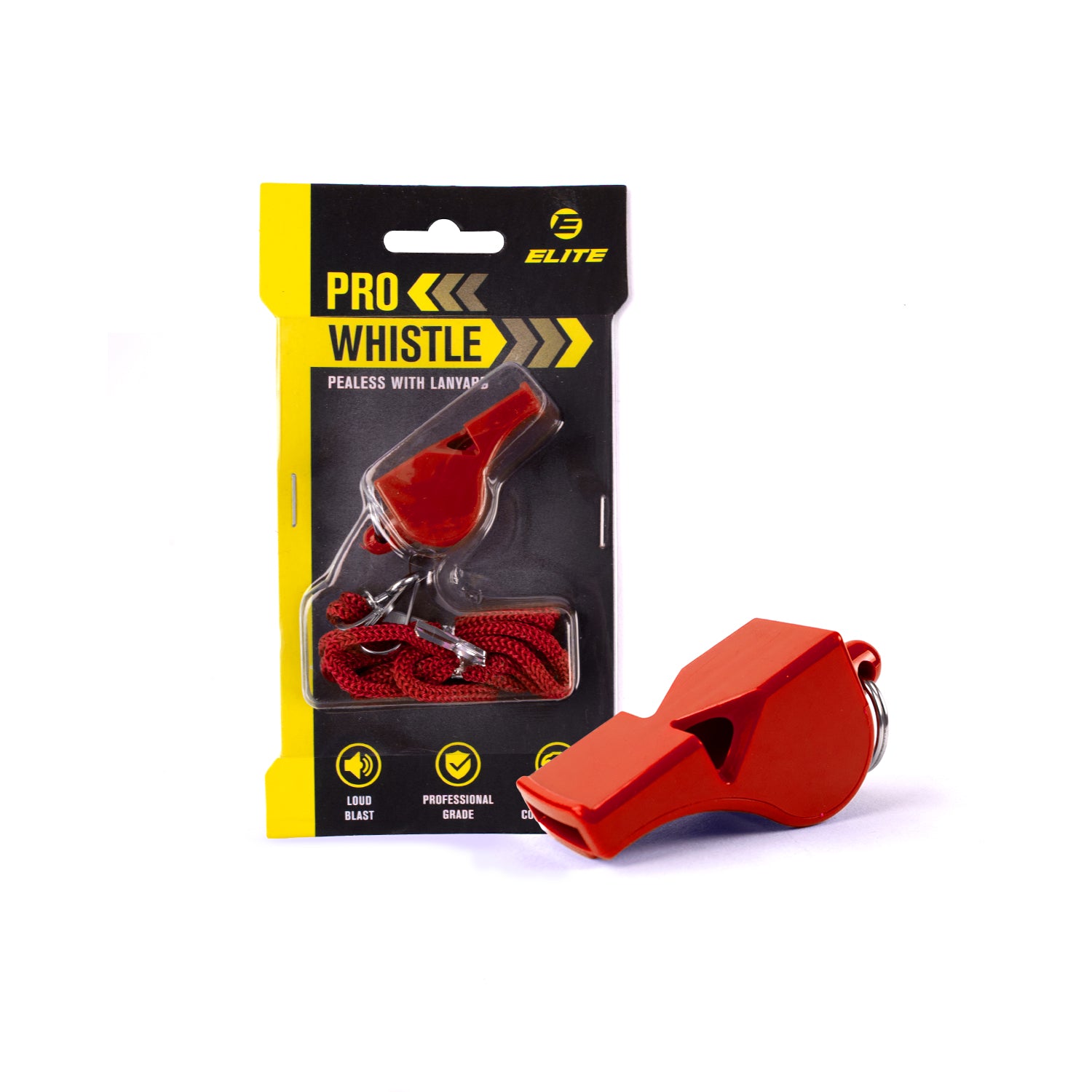 Elite Pro Whistle Pealess with Lanyard