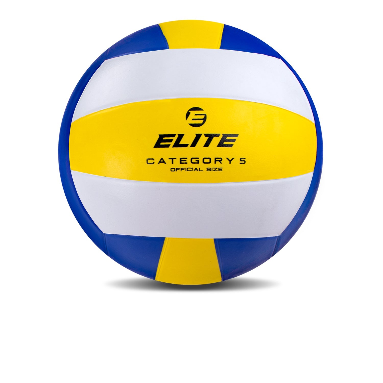 Elite Multi-color Rubber Volleyball Official Size 5 (Deflated)