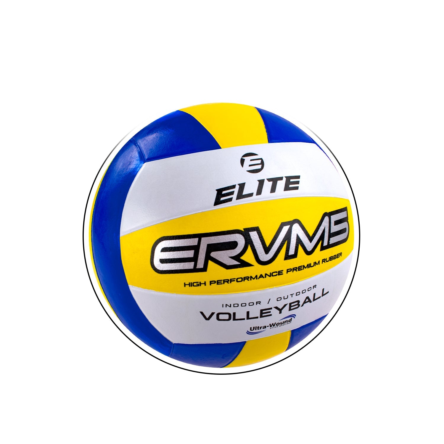 Elite Multi-color Rubber Volleyball Official Size 5 (Deflated)