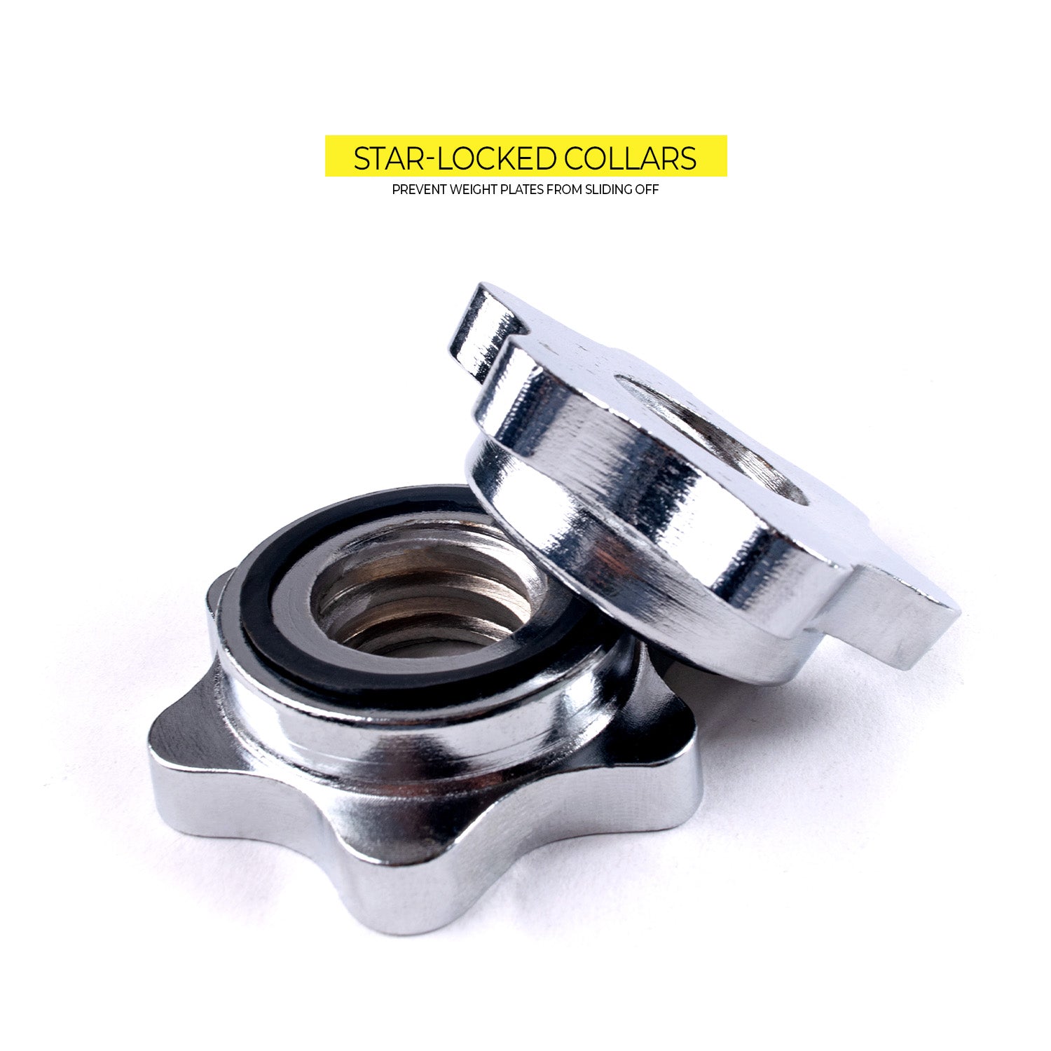 Elite Chrome Short Bar with Rubber Grip Handle
