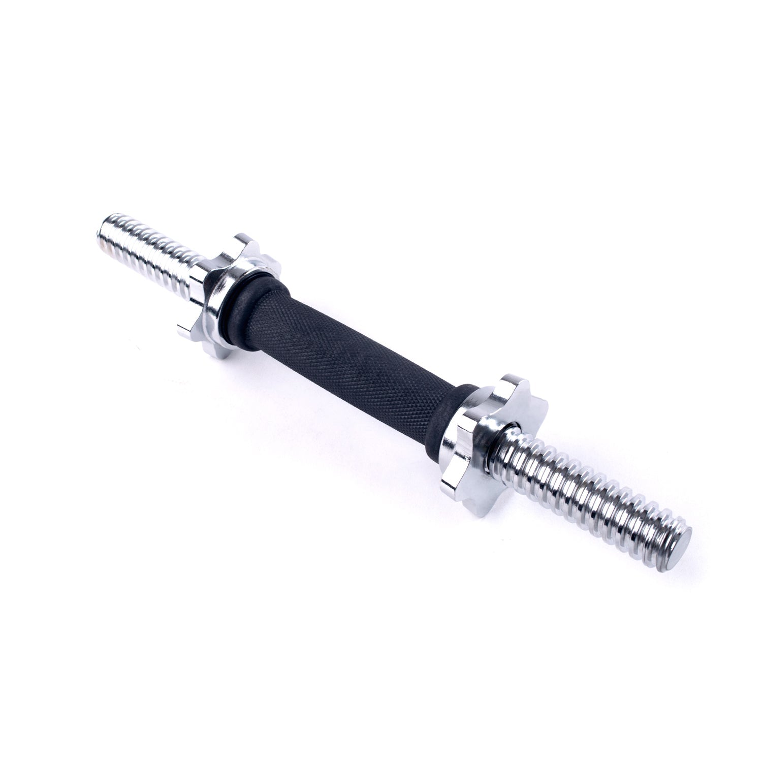 Elite Chrome Short Bar with Rubber Grip Handle