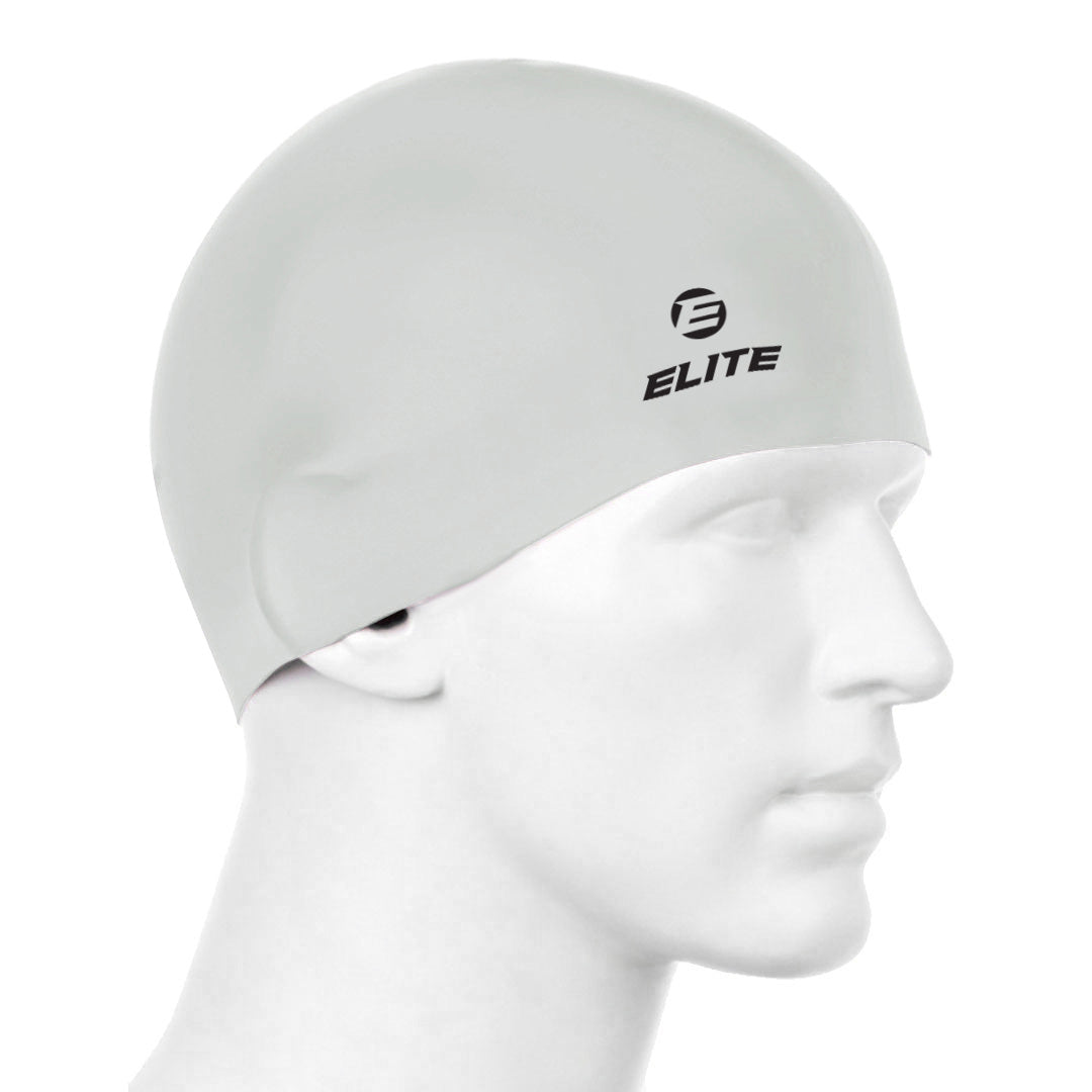 Elite Swimming Cap Grey