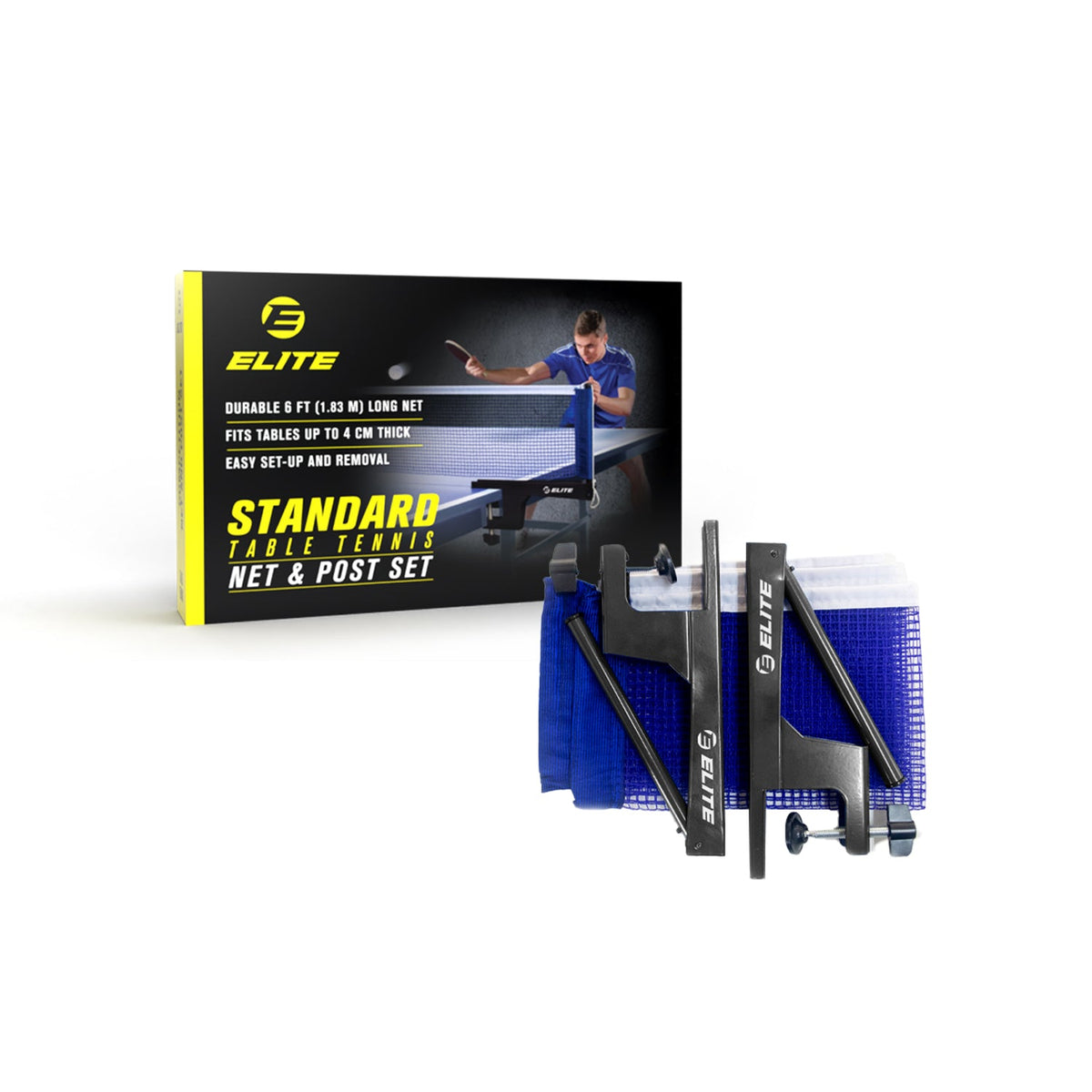Elite Table Tennis Net and Post Set